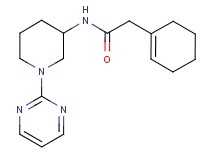 2-(1-cyclohexen-1-yl)-N-[1-(2-pyrimidinyl)-3-piperidinyl]acetamide