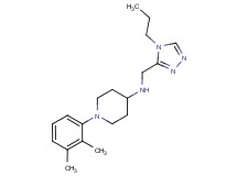 1-(2,3-dimethylphenyl)-N-[(4-propyl-4H-1,2,4-triazol-3-yl)methyl]piperidin-4-amine
