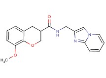 N-(imidazo[1,2-a]pyridin-2-ylmethyl)-8-methoxychromane-3-carboxamide