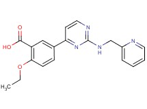 2-ethoxy-5-{2-[(pyridin-2-ylmethyl)amino]pyrimidin-4-yl}benzoic acid