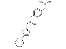 1-{4-[(dimethylamino)methyl]phenyl}-N-methyl-N-{[5-(tetrahydro-2H-pyran-2-yl)-2-furyl]methyl}methanamine