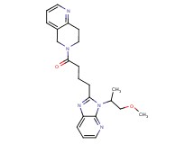 6-{4-[3-(2-methoxy-1-methylethyl)-3H-imidazo[4,5-b]pyridin-2-yl]butanoyl}-5,6,7,8-tetrahydro-1,6-naphthyridine