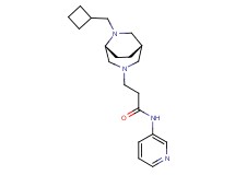 3-[(1S*,5R*)-6-(cyclobutylmethyl)-3,6-diazabicyclo[3.2.2]non-3-yl]-N-3-pyridinylpropanamide