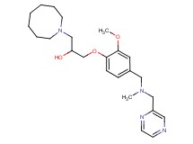 1-(1-azocanyl)-3-(2-methoxy-4-{[methyl(2-pyrazinylmethyl)amino]methyl}phenoxy)-2-propanol
