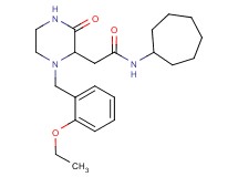 N-cycloheptyl-2-[1-(2-ethoxybenzyl)-3-oxo-2-piperazinyl]acetamide