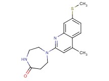 1-[4-methyl-7-(methylthio)quinolin-2-yl]-1,4-diazepan-5-one