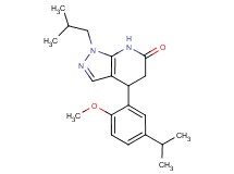 1-isobutyl-4-(5-isopropyl-2-methoxyphenyl)-1,4,5,7-tetrahydro-6H-pyrazolo[3,4-b]pyridin-6-one