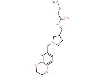 N-{[1-(2,3-dihydro-1,4-benzodioxin-6-ylmethyl)pyrrolidin-3-yl]methyl}-2-methoxyacetamide