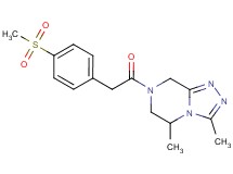 3,5-dimethyl-7-{[4-(methylsulfonyl)phenyl]acetyl}-5,6,7,8-tetrahydro[1,2,4]triazolo[4,3-a]pyrazine
