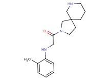 N-[2-(2,7-diazaspiro[4.5]dec-2-yl)-2-oxoethyl]-2-methylaniline
