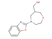 [4-(1,3-benzoxazol-2-yl)-1,4-oxazepan-6-yl]methanol