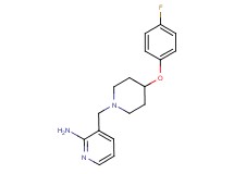 3-{[4-(4-fluorophenoxy)-1-piperidinyl]methyl}-2-pyridinamine