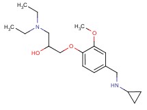 1-{4-[(cyclopropylamino)methyl]-2-methoxyphenoxy}-3-(diethylamino)-2-propanol