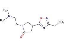 1-[2-(dimethylamino)ethyl]-4-(3-ethyl-1,2,4-oxadiazol-5-yl)-2-pyrrolidinone