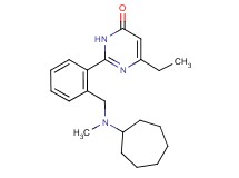 2-(2-{[cycloheptyl(methyl)amino]methyl}phenyl)-6-ethylpyrimidin-4(3H)-one