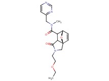 (3aR*,6S*)-2-(2-ethoxyethyl)-N-methyl-1-oxo-N-(pyrimidin-4-ylmethyl)-1,2,3,6,7,7a-hexahydro-3a,6-epoxyisoindole-7-carboxamide