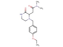 2-[1-(4-ethoxybenzyl)-3-oxo-2-piperazinyl]-N,N-dimethylacetamide