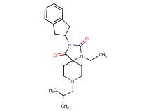 3-(2,3-dihydro-1H-inden-2-yl)-1-ethyl-8-isobutyl-1,3,8-triazaspiro[4.5]decane-2,4-dione