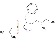 N-{[1-benzyl-2-(isobutylsulfonyl)-1H-imidazol-5-yl]methyl}-N-methylethanamine
