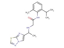 2-[(1-imidazo[2,1-b][1,3,4]thiadiazol-6-ylethyl)amino]-N-(2-isopropyl-6-methylphenyl)acetamide