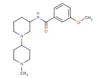 3-methoxy-N-(1'-methyl-1,4'-bipiperidin-3-yl)benzamide
