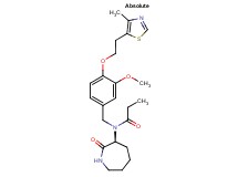N-{3-methoxy-4-[2-(4-methyl-1,3-thiazol-5-yl)ethoxy]benzyl}-N-[(3S)-2-oxo-3-azepanyl]propanamide