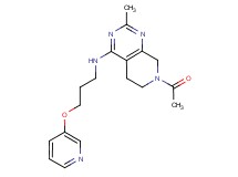 7-acetyl-2-methyl-N-[3-(pyridin-3-yloxy)propyl]-5,6,7,8-tetrahydropyrido[3,4-d]pyrimidin-4-amine
