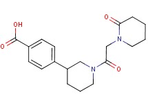 4-{1-[(2-oxopiperidin-1-yl)acetyl]piperidin-3-yl}benzoic acid