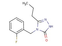4-(2-fluorobenzyl)-5-propyl-2,4-dihydro-3H-1,2,4-triazol-3-one