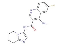 4-amino-6-fluoro-N-(5,6,7,8-tetrahydroimidazo[1,2-a]pyridin-3-yl)quinoline-3-carboxamide