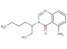 3-[1-(hydroxymethyl)pentyl]-5-methylquinazolin-4(3H)-one