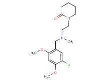 1-{2-[(5-chloro-2,4-dimethoxybenzyl)(methyl)amino]ethyl}piperidin-2-one
