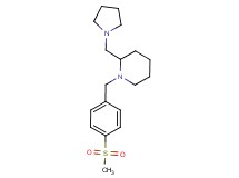 1-[4-(methylsulfonyl)benzyl]-2-(pyrrolidin-1-ylmethyl)piperidine