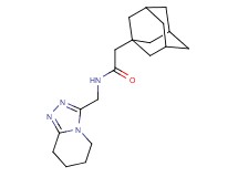 2-(1-adamantyl)-N-(5,6,7,8-tetrahydro[1,2,4]triazolo[4,3-a]pyridin-3-ylmethyl)acetamide