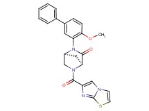 (1S*,4S*)-5-(imidazo[2,1-b][1,3]thiazol-6-ylcarbonyl)-2-(4-methoxy-3-biphenylyl)-2,5-diazabicyclo[2.2.1]heptan-3-one