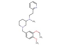 1-(3-ethoxy-4-methoxybenzyl)-N-methyl-N-[2-(2-pyridinyl)ethyl]-3-piperidinamine