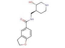 N-{[(3S*,4S*)-3-hydroxypiperidin-4-yl]methyl}-2,3-dihydro-1-benzofuran-5-carboxamide