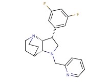 (3R*,3aR*,7aR*)-3-(3,5-difluorophenyl)-1-(pyridin-2-ylmethyl)octahydro-4,7-ethanopyrrolo[3,2-b]pyridine