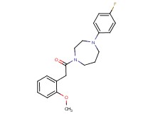 1-(4-fluorophenyl)-4-[(2-methoxyphenyl)acetyl]-1,4-diazepane