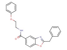 2-benzyl-N-(2-phenoxyethyl)-1,3-benzoxazole-5-carboxamide