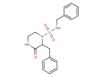N,2-dibenzyl-3-oxopiperazine-1-sulfonamide