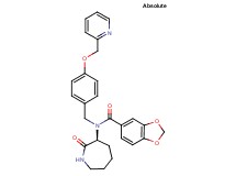 N-[(3S)-2-oxo-3-azepanyl]-N-[4-(2-pyridinylmethoxy)benzyl]-1,3-benzodioxole-5-carboxamide