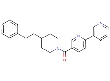 5-{[4-(2-phenylethyl)piperidin-1-yl]carbonyl}-2,3'-bipyridine