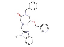 1-benzyl-4-[(1-methyl-1H-benzimidazol-2-yl)methyl]-6-(3-pyridinylmethoxy)-1,4-diazepan-2-one