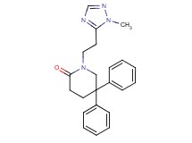 1-[2-(1-methyl-1H-1,2,4-triazol-5-yl)ethyl]-5,5-diphenylpiperidin-2-one