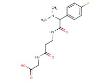 N-[(dimethylamino)(4-fluorophenyl)acetyl]-beta-alanylglycine