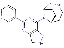4-[(1S*,6R*)-3,9-diazabicyclo[4.2.1]non-9-yl]-2-pyridin-3-yl-6,7-dihydro-5H-pyrrolo[3,4-d]pyrimidine