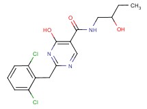 2-(2,6-dichlorobenzyl)-4-hydroxy-N-(2-hydroxybutyl)pyrimidine-5-carboxamide