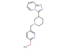 3-{1-[(6-methoxypyridin-3-yl)methyl]piperidin-3-yl}[1,2,4]triazolo[4,3-a]pyridine