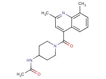 N-{1-[(2,8-dimethylquinolin-4-yl)carbonyl]piperidin-4-yl}acetamide